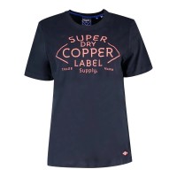 тениска,дамски,тениски,superdry,workwear,graphic,short,sleeve,t,shirt,eclipse,navy,(blue)