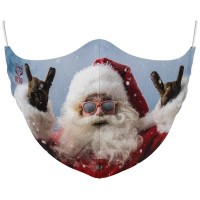 други,аксесоари,otso,funny,santa,claus,protective,mask,multicolor,(light,blue,red,white)