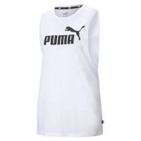 тениска,дамски,тениски,puma,essential,cut,off,logo,sleeveless,t,shirt,puma,white