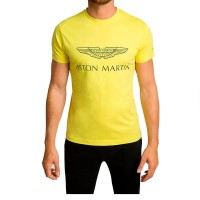тениска,мъжки,тениски,дамски,тениски,hackett,aston,martin,logo,short,sleeve,t,shirt,yellow,(millennium,yellow)