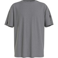тениска,мъжки,пижами,calvin,klein,relaxed,crew,t,shirt,short,sleeve,pyjama,t,shirt,grey,heather,bc,(grey)