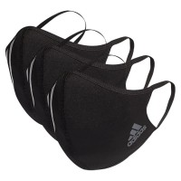 други,аксесоари,adidas,4,stripes,face,mask,3,units,black,(black,white)
