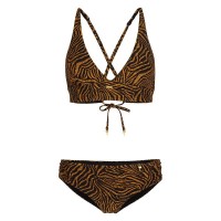 дамски,бански,костюми,o´neill,teaser,bikini,black,all,over,print,brown,(brown)