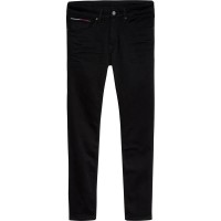 дънки,мъжки,панталони,tommy,jeans,austin,slim,jeans,new,black,stretch,(black)