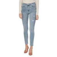 дънки,дамски,панталони,vero,moda,sophia,high,waist,skinny,destr,jeans,blue,(light,blue,denim)