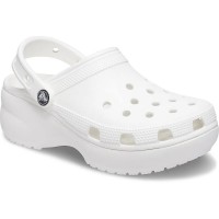 дамски,сандали,и,чехли,crocs,classic,platform,clogs,white