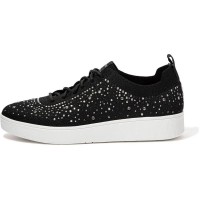маратонки,мъжки,маратонки,дамски,маратонки,fitflop,rally,ombre,crystal,knit,trainers,black,(black)