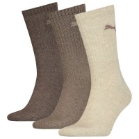 чорапи,мъжки,чорапи,puma,sport,socks,3,pairs,light,brown,melange,(brown)