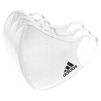 други,аксесоари,adidas,logo,face,mask,3,units,white,(white)