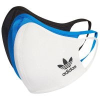 други,аксесоари,adidas,originals,face,mask,3,units,black,white,blue,(multicolor)