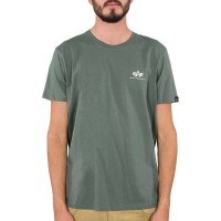 тениска,мъжки,тениски,alpha,industries,basic,small,logo,short,sleeve,t,shirt,vintage,green,(green)