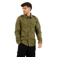 риза,с,дълъг,ръкав,мъжки,ризи,brandit,vintage,long,sleeve,shirt,olive,(green)