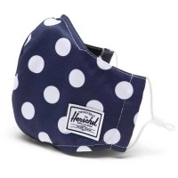 други,аксесоари,herschel,classic,fitted,face,mask,peacoat,polka,dot,(blue)