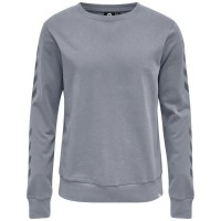 блуза,дамски,блузи,hummel,legacy,chevron,sweatshirt,grey,melange,(grey)