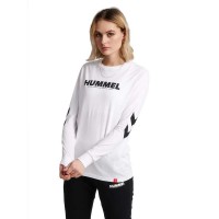 тениска,мъжки,тениски,hummel,legacy,long,sleeve,t,shirt,white