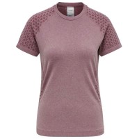 тениска,дамски,тениски,hummel,ci,seamless,short,sleeve,t,shirt,nocturne,melange,(pink)