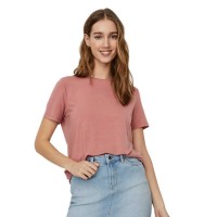 тениска,дамски,тениски,vero,moda,ava,a,short,sleeve,t,shirt,old,rose,(pink)