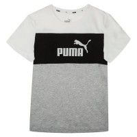 тениска,детски,тениски,puma,colorblock,short,sleeve,t,shirt,puma,black,silver,(grey)