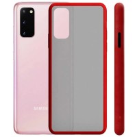 други,аксесоари,ksix,samsung,galaxy,s20,duo,soft,silicone,phone,case,red,(clear,red)