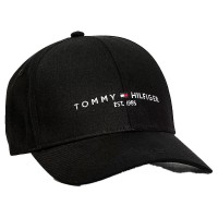 шапка,всички,шапки,tommy,hilfiger,established,cap,black,(black)