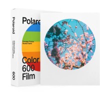 други,аксесоари,polaroid,originals,color,600,film,round,frame,8,instant,photos,white,(white)