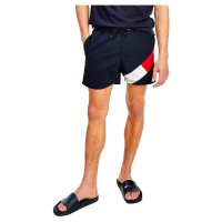 бански,гащета,мъжки,бански,костюми,tommy,hilfiger,colour,blocked,slim,fit,mid,length,swimming,shorts,desert,sky,(blue)