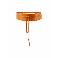 колан,колани,pieces,vibs,leather,tie,waist,belt,brown,(cognac)