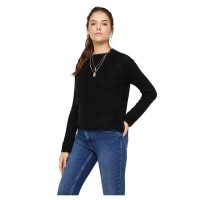 блуза,дамски,пуловери,дамски,плетени,дрехи,pieces,ellen,sweater,black