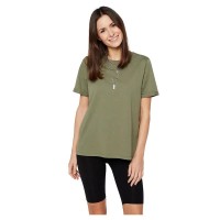 тениска,дамски,тениски,pieces,ria,fold,up,solid,short,sleeve,t,shirt,deep,lichen,green,(green)