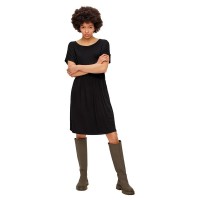 рокля,дамски,поли,и,рокли,pieces,petrine,short,sleeve,short,dress,black,(black)