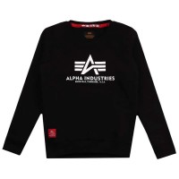 блуза,детски,блузи,alpha,industries,basic,sweatshirt,black,(black)