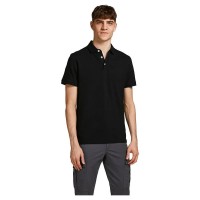 мъжки,блузи,с,яка,jack,&,jones,paulos,short,sleeve,polo,black,detail,tonal,black,slim,(black)