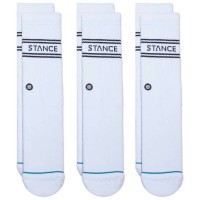 чорапи,мъжки,чорапи,дамски,чорапи,stance,basic,crew,socks,3,pairs,white,(white)