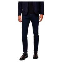 дънки,мъжки,панталони,selected,slim,leon,6155,super,stretch,jeans,blue,black,denim,(blue)