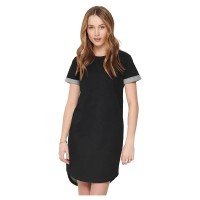 рокля,дамски,поли,и,рокли,jdy,ivy,life,short,sleeve,dress,black,(black)