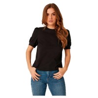 тениска,мъжки,тениски,дамски,тениски,vero,moda,kerry,2,4,short,sleeve,t,shirt,black,(black)
