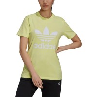 тениска,дамски,тениски,adidas,originals,trefoil,short,sleeve,t,shirt,pulse,yellow,(yellow)