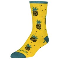 чорапи,дамски,чорапи,sockguy,pineapple,crew,6´´,socks,yellow,(yellow,blue)
