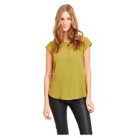 тениска,дамски,тениски,vila,loe,short,sleeve,t,shirt,green,olive,(green)
