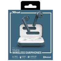 слушалки,слушалки,trust,primo,bluetooth,wireless,earphones,blue