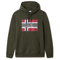 суичър,мъжки,пуловери,napapijri,bench,h,hoodie,green,depths,(green)