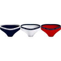дамско,бельо,дамски,бикини,и,танкини,tommy,hilfiger,cotton,panties,3,units,multicolor,(white,black)
