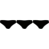 дамско,бельо,дамски,бикини,и,танкини,tommy,hilfiger,microfiber,thong,3,units,black,black,(black)