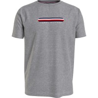 тениска,мъжки,пижами,tommy,hilfiger,short,sleeve,pyjama,t,shirt,grey