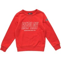 блуза,детски,блузи,replay,sb2026.020.22739,sweatshirt,red,(geranium,red)