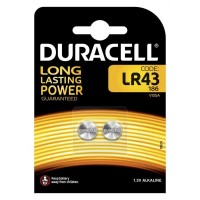 батерии,duracell,alcaline,lr43,button,battery,2,units,silver,(multicolor)