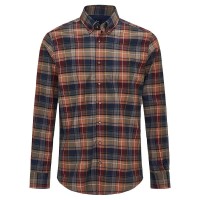 риза,с,дълъг,ръкав,мъжки,ризи,hackett,rust,multi,plaid,long,sleeve,shirt,blue