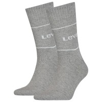 чорапи,мъжки,чорапи,levi´s,®,short,cut,logo,sport,socks,2,pairs,grey,melange,(grey)