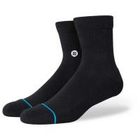 чорапи,мъжки,чорапи,stance,icon,quarter,short,socks,black,(blue)