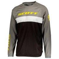 блуза,с,дълъг,ръкав,мъжки,тениски,дамски,тениски,scott,350,swap,evo,long,sleeve,jersey,black,grey,(black,grey)